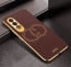 Vaku ® OnePlus Nord CE4 Skylar Leather Pattern Gold Electroplated Soft TPU Back Cover