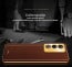 Vaku ® Oppo A3 Pro 5G Luxemberg Leather Pattern Gold Electroplated Soft TPU Back Cover