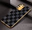 Vaku ® Samsung Galaxy S10 lite Cheron Series Leather Stitched Gold Electroplated Soft TPU Back Cover