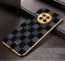 Vaku ® Xiaomi Mi 10i 5G Cheron Series Leather Stitched Gold Electroplated Soft TPU Back Cover