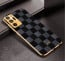 Vaku ® Samsung Galaxy Note 20 Ultra Cheron Series Leather Stitched Gold Electroplated Soft TPU Back Cover