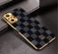 Vaku ® Redmi Note 10 Pro Max Cheron Series Leather Stitched Gold Electroplated Soft TPU Back Cover