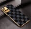 Vaku ® Vivo Y33s Cheron Leather Electroplated Soft TPU Back Cover