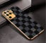 Vaku ® Oppo F19 Pro Cheron Leather Electroplated Soft TPU Back Cover