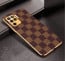 Vaku ® Oppo F19 Pro Cheron Leather Electroplated Soft TPU Back Cover