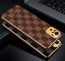 Vaku ® Redmi Note 10S Cheron Series Leather Stitched Gold Electroplated Soft TPU Back Cover
