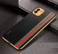 Vaku ® Samsung Galaxy A03 Felix Line Leather Stitched Gold Electroplated Soft TPU Back Cover