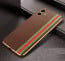 Vaku ® Samsung Galaxy A04e Felix Line Leather Stitched Gold Electroplated Soft TPU Back Cover