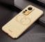 Vaku ® Xiaomi 12 Pro 5G Skylar Leather Pattern Gold Electroplated Soft TPU Back Cover