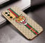 Vaku ® Oppo A16 Lynx Designer Leather Pattern Gold Electroplated Soft TPU Back Cover Case