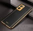 Vaku ® OnePlus Nord CE 2 5G Luxemberg Series Leather Stitched Gold Electroplated Soft TPU Back Cover