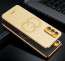 Vaku ® Vivo Y30 Skylar Leather Pattern Gold Electroplated Soft TPU Back Cover