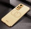 Vaku ® Xiaomi Redmi Note 11 Pro Skylar Leather Pattern Gold Electroplated Soft TPU Back Cover