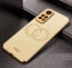 Vaku ® Xiaomi Redmi Note 11 Pro Skylar Leather Pattern Gold Electroplated Soft TPU Back Cover
