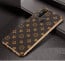 Vaku ® Samsung Galaxy M30s LV Leather Stitched Gold Electroplated Soft TPU Back Cover