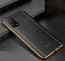 Vaku ® Xiaomi Mi 10T Pro 5G Vertical Leather Stitched Gold Electroplated Soft TPU Back Cover