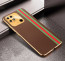 Vaku ® Xiaomi Redmi 10 4G Felix Line Leather Stitched Gold Electroplated Soft TPU Back Cover Case