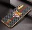 Vaku ® Samsung Galaxy S20 FE Lynx Designer Leather Pattern Gold Electroplated Soft TPU Back Cover Case