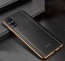 Vaku ® Samsung Galaxy M31S Vertical Leather Stitched Gold Electroplated Soft TPU Back Cover