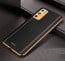 Vaku ® Samsung Galaxy F02s Vertical Leather Stitched Gold Electroplated Soft TPU Back Cover
