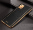 Vaku ® Samsung Galaxy Note 10 lite Vertical Leather Stitched Gold Electroplated Soft TPU Back Cover