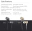 Rock ® Mula 3.5 mm Stereo Earphone + Mic + Control with Gold Plated Jack Earphone