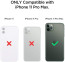 Vaku ® Apple iPhone 11 Pro Max Star Struck Series Transparent Protective Hard Back Cover