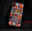 Ed Hardy ® For Apple iPhone X / XS Embroidery Pattern Pictorial Design Fabric Shock-proof Back Cover