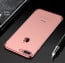Vaku ® Apple iPhone 8 Plus CAUSEWAY Series Electroplated Shine Bumper Finish Full-View Display + Ultra-thin Transparent Back Cover