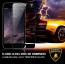 Lamborghini ® Apple iPhone 6 Plus / 6S Plus Official Full Coverage 0.3mm Ultra-thin 9H Hardness with Lamborghini Logo Tempered Glass