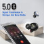 Mifo O5 Bluetooth 5.0 Earphones IPX7 Waterproofed Earbuds with 100 Hours Playtime, Hi-Fi Sound Wireless Headphones, Built-in Mic with 2600mAh Portable Charging Case