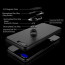 DUZHI ® Apple iPhone 8 Belgium Series Ultra-thin Metal Electroplating Splicing With Metal Holder + Stand PC Back Cover
