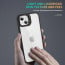 Vaku ® Apple iPhone 14 Plus Lens Flip Stand Holder Back Cover Case with Free Lens Protector