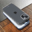 Vaku Luxos ® Apple iPhone 15 Plus Vortex Gel Cushion Slim Fit Shockproof Crystal Clear Camera Metal Ring Back Cover