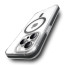 Vaku Luxos ® Apple iPhone 15 Pro Vortex Magpro Gel Cushion Slim Fit Shockproof Crystal Clear Camera Metal Ring Back Cover