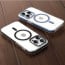 Vaku Luxos ® Apple iPhone 15 Pro Max Vortex Magpro Gel Cushion Slim Fit Shockproof Crystal Clear Camera Metal Ring Back Cover