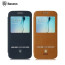 Baseus ® Samsung Galaxy S6 Edge Smart Terse WindowView Suede Leather Case Flip Cover