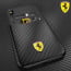 Ferrari ® Apple iPhone X SP America series Carbon fibre finish - inbuilt Credit card holder back cover