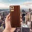 Vaku ® Vivo V20 Luxemberg Series Leather Stitched Gold Electroplated Soft TPU Back Cover