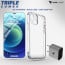 Vaku ® 3 in 1 Combo Apple iPhone 13 mini Lens Protection Back Cover , 9H Tempered Glass , 20W USB Type C Charger Adapter Power Protection Pack
