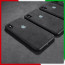 VAKU ® For Apple iPhone XR Alcantara Super Suede Logo Leather Cover