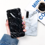 VAKU ® Samsung Galaxy A7 (2018) Sefa Stone Series with Marble and 9H hardness tempered Glass Back Cover