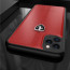 Ferrari ® Apple iPhone 11 Pro Vertical Contrasted Stripe - Material Heritage leather Hard Case Back Cover