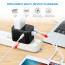 VAKU ® UNIVERSAL 150 CUBE TRAVEL Adapter with Quick USB Charging