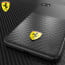Ferrari ® Apple iPhone 7 SP America series Carbon fibre finish - inbuilt Credit card holder back cover