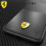 Ferrari ® Apple iPhone SE 2020 SP America series Carbon fibre finish - inbuilt Credit card Holder Back Cover