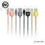 WK Design ® Metal Steel Spring In-destructable Ultra-Durable Long-Life Apple Lightning Port Charging / Data Cable