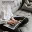 Vaku Luxos ® 4-in-1 65W Fast Charging Flat Nylon Braided Data Sync Cable With USB, Lightning, C-Type Ports