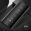 Vaku ® Samsung Galaxy M21 Mate Smart Awakening Mirror Folio Metal Electroplated PC Flip Cover