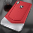 Ferrari ® Apple iPhone XS Moranello Series Luxurious Leather + Metal Case Limited Edition Back Cover